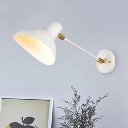 Modern white and gold wall mounted lamp – living room adjustable light