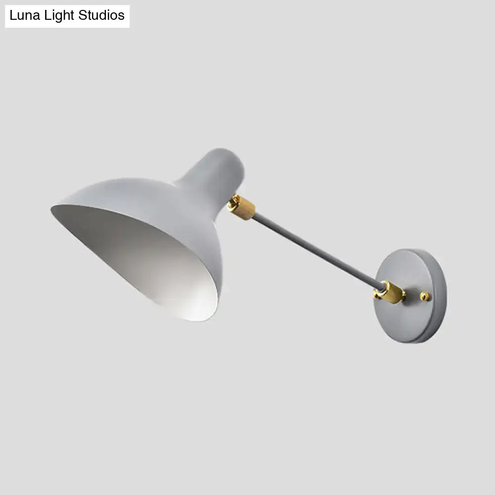 Modern white and gold wall mounted lamp – living room adjustable light