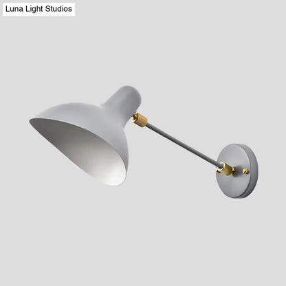 Modern white and gold wall mounted lamp – living room adjustable light