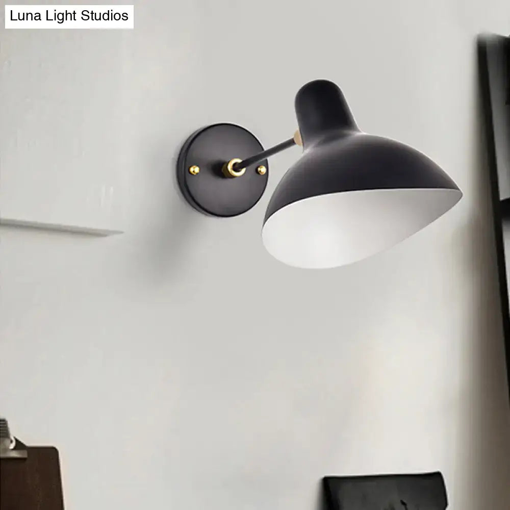 Modern white and gold wall mounted lamp – living room adjustable light
