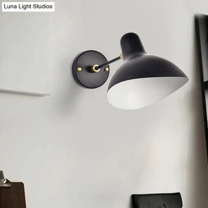 Modern white and gold wall mounted lamp – living room adjustable light