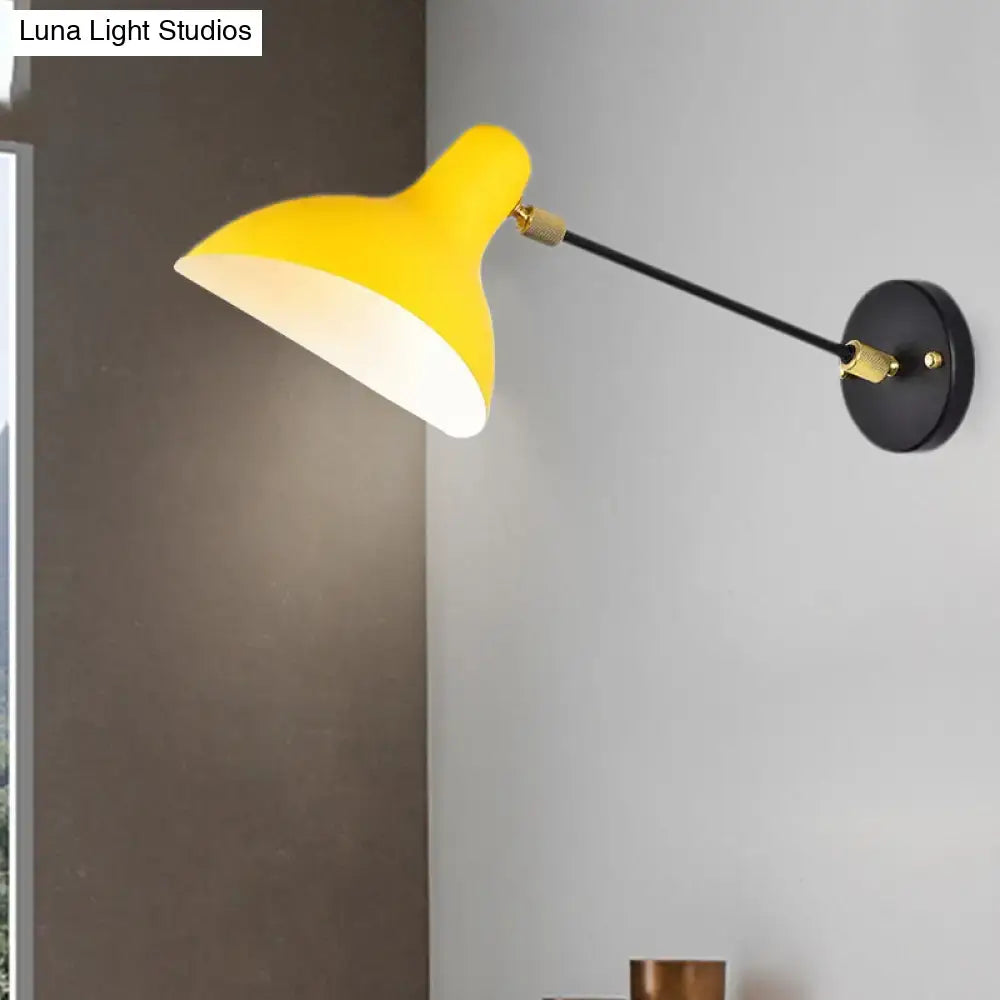 Modern white and gold wall mounted lamp – living room adjustable light