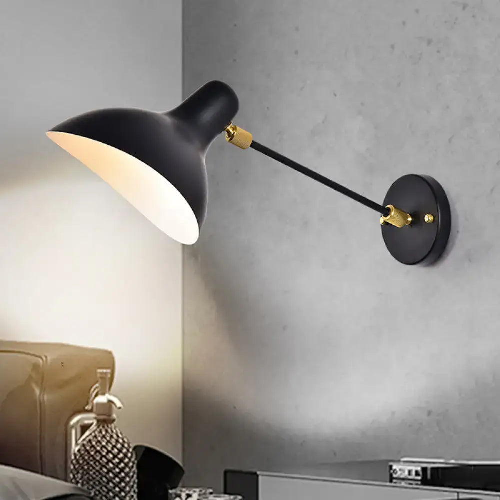 Modern white and gold wall mounted lamp – living room adjustable light
