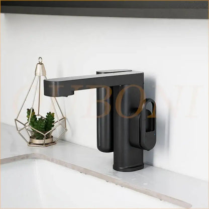 Modern white automatic sensor foam soap faucet bathroom sink mixer