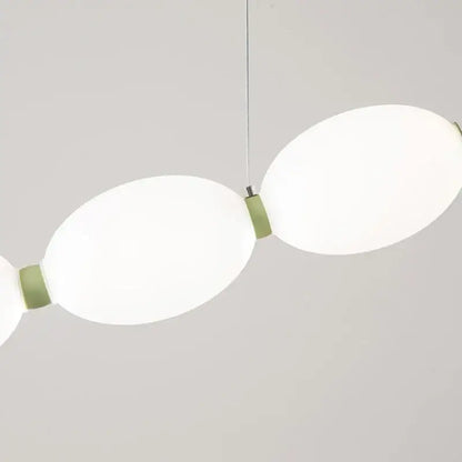 Modern white bead nordic chandelier dining room pendant light