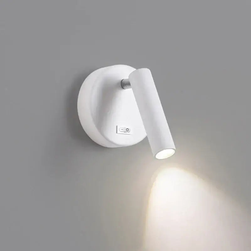 Modern white & black led wall lamp bedroom reading light