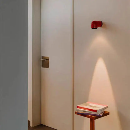 Modern white & black led wall light bedroom sconce