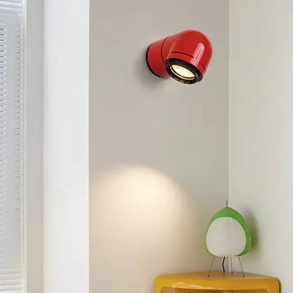 Modern white & black led wall light bedroom sconce