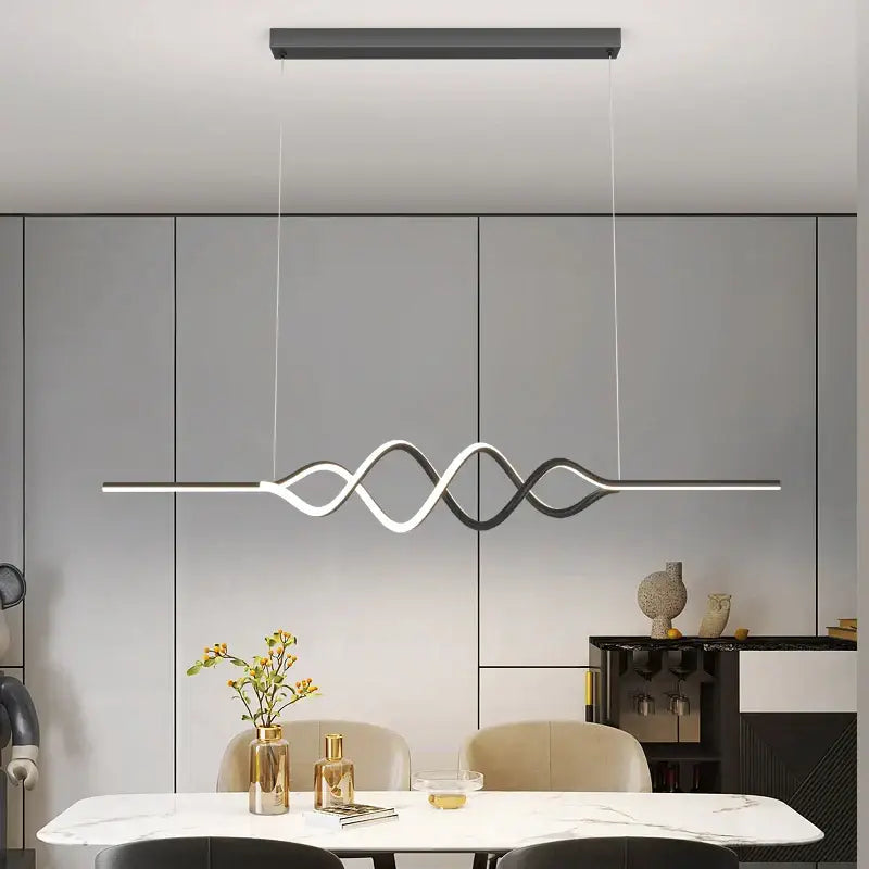 Modern white & black living chandelier lights dining room ceiling lamp