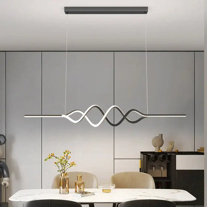 Modern white & black living chandelier lights dining room ceiling lamp