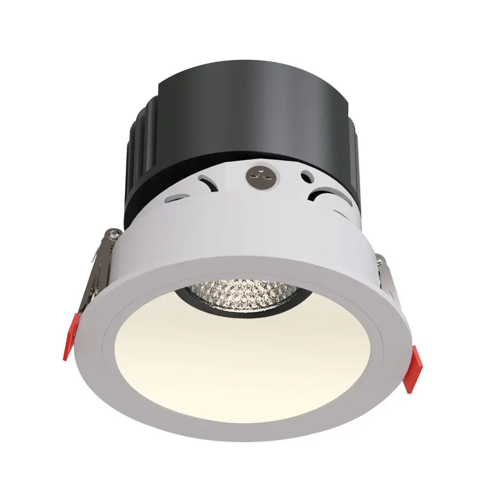 Modern white & black recessed downlight spotlights living room led