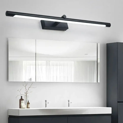 Modern white & black tube vanity lighting bathroom wall sconce