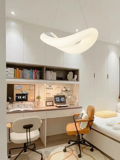 Modern white bubble led chandelier for living room pendant light