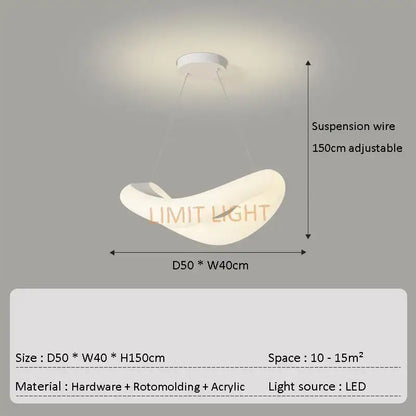 Modern white bubble led chandelier for living room pendant light