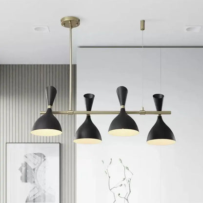 Modern white ceramic nordic hanging chandelier dining room light