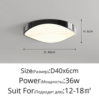 Modern white circular chandelier dining room wave textured light