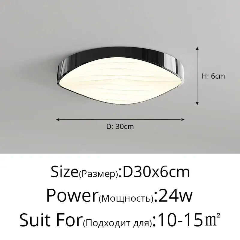 Modern white circular chandelier dining room wave textured light