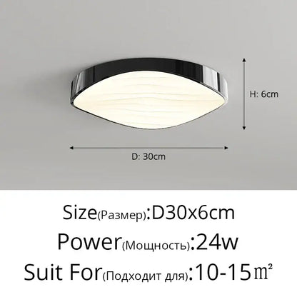 Modern white circular chandelier dining room wave textured light