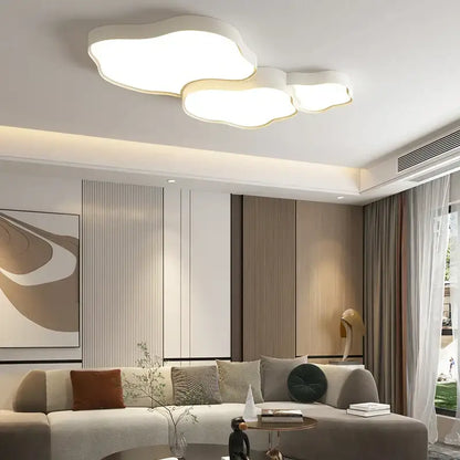Modern white cloud ceiling chandelier for bedroom or living room