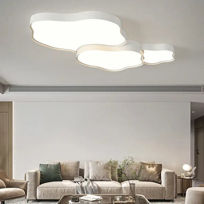 Modern white cloud ceiling chandelier for bedroom or living room