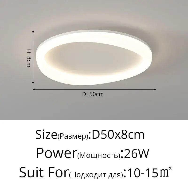 Modern white cloud ceiling light bedroom soft glow illumination