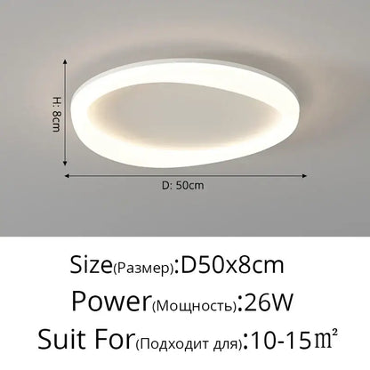 Modern white cloud ceiling light bedroom soft glow illumination
