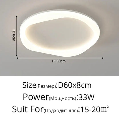 Modern white cloud ceiling light bedroom soft glow illumination
