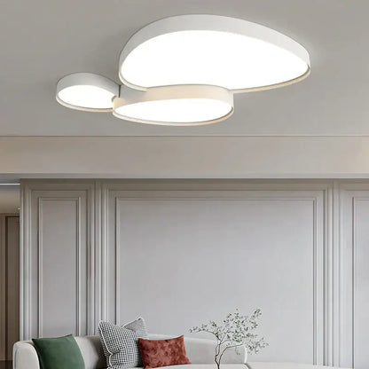 Modern white cloud ceiling lights for living room oval led panels