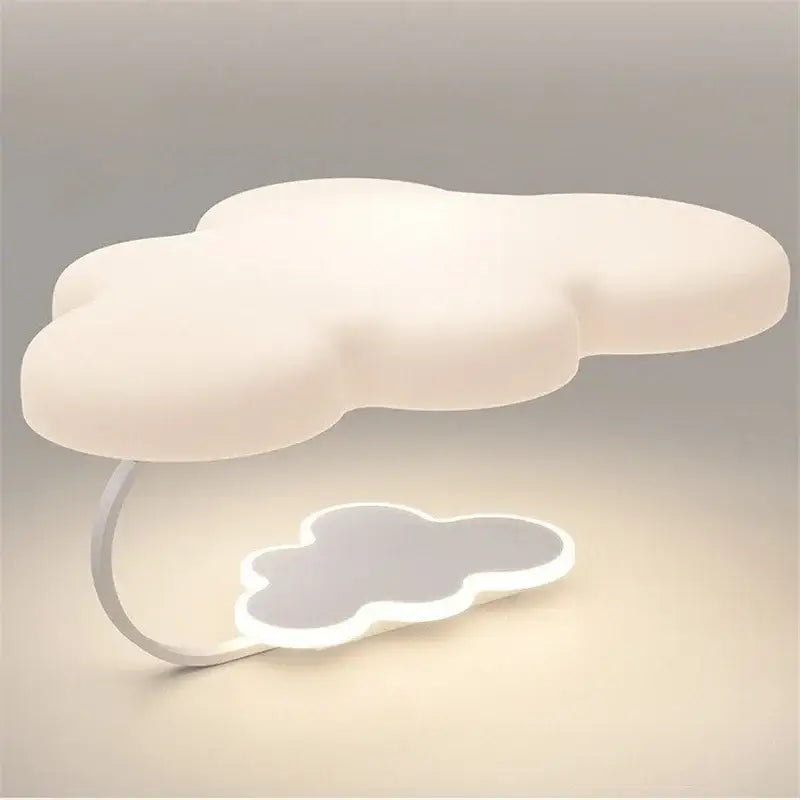Modern white cloud ceiling lights led nursery bedroom lamp
