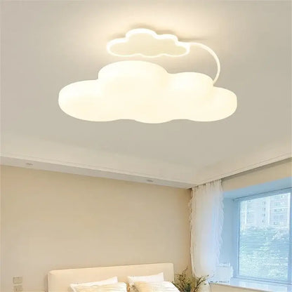 Modern white cloud ceiling lights led nursery bedroom lamp