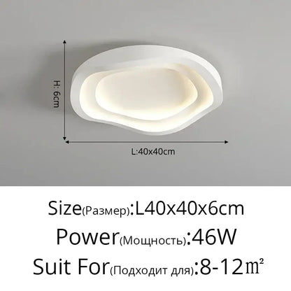 Modern white cloud designer ceiling lights for living room