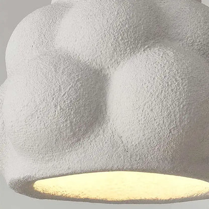 Modern white cloud pendant light for dining room