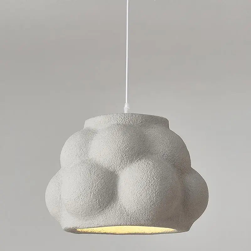 Modern white cloud pendant light for dining room