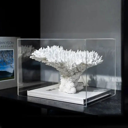 Modern white coral tree decorative ornament living room sculpture