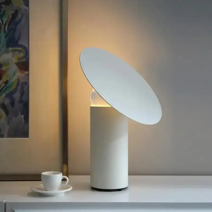 Modern white crystal ball table lamp for bedroom minimalist design