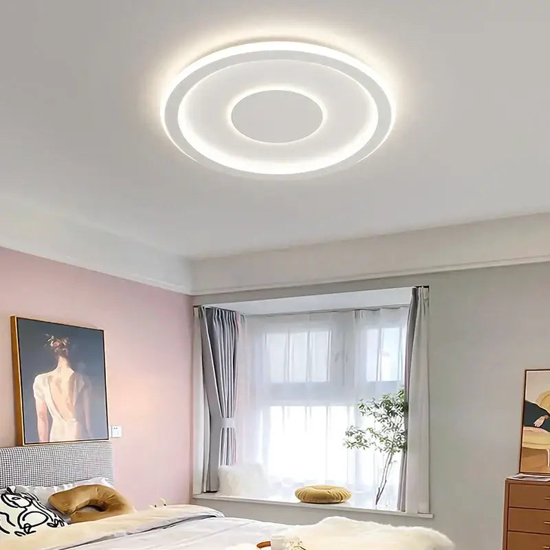 Modern white cloud chandelier living room ceiling light