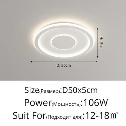Modern white cloud chandelier living room ceiling light