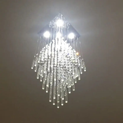 Modern white decorbites crystal ceiling chandelier for living room