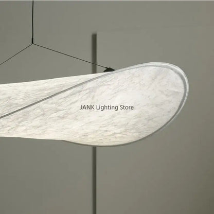 Modern white designer cloth cover pendant chandelier bedroom light