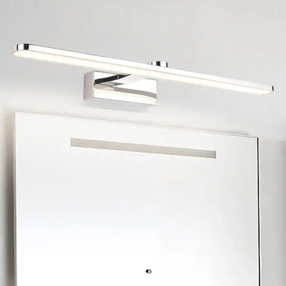 Modern white finish led wall light bathroom sconce