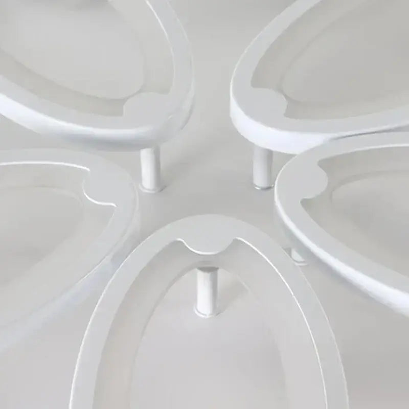 Modern white flower acrylic led ceiling chandelier for living room