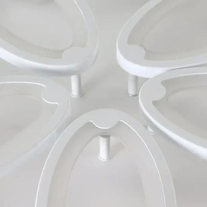 Modern white flower acrylic led ceiling chandelier for living room