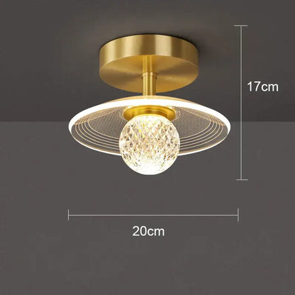 Modern white flower led ceiling lamp bedroom crystal decor