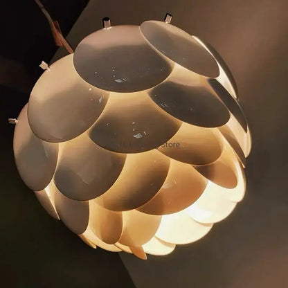 Modern white french ceramic chandelier living room pendant light