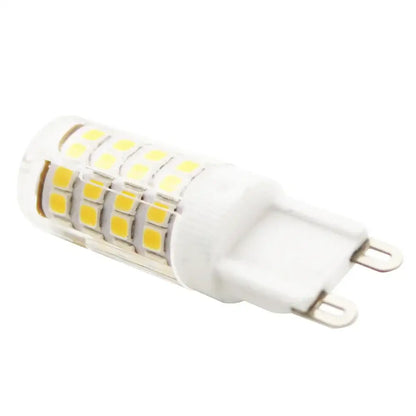 Modern white g9 led corn bulb chandelier lamp for living room