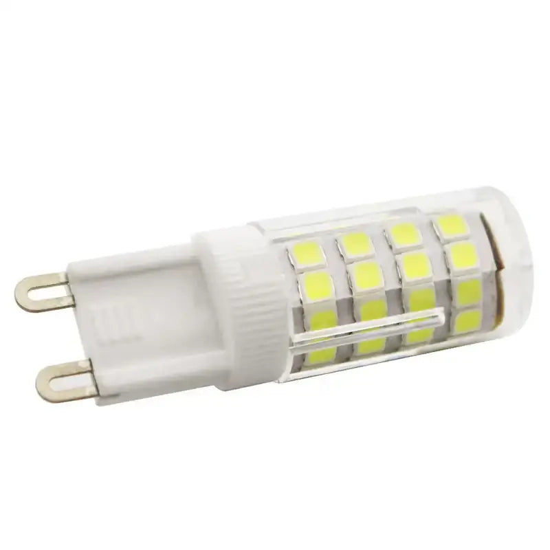 Modern white g9 led corn bulb chandelier lamp for living room