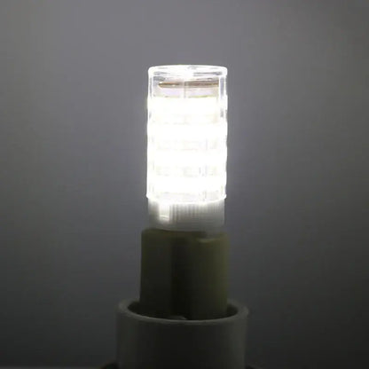 Modern white g9 led corn bulb chandelier lamp for living room
