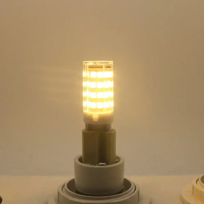 Modern white g9 led corn bulb chandelier lamp for living room
