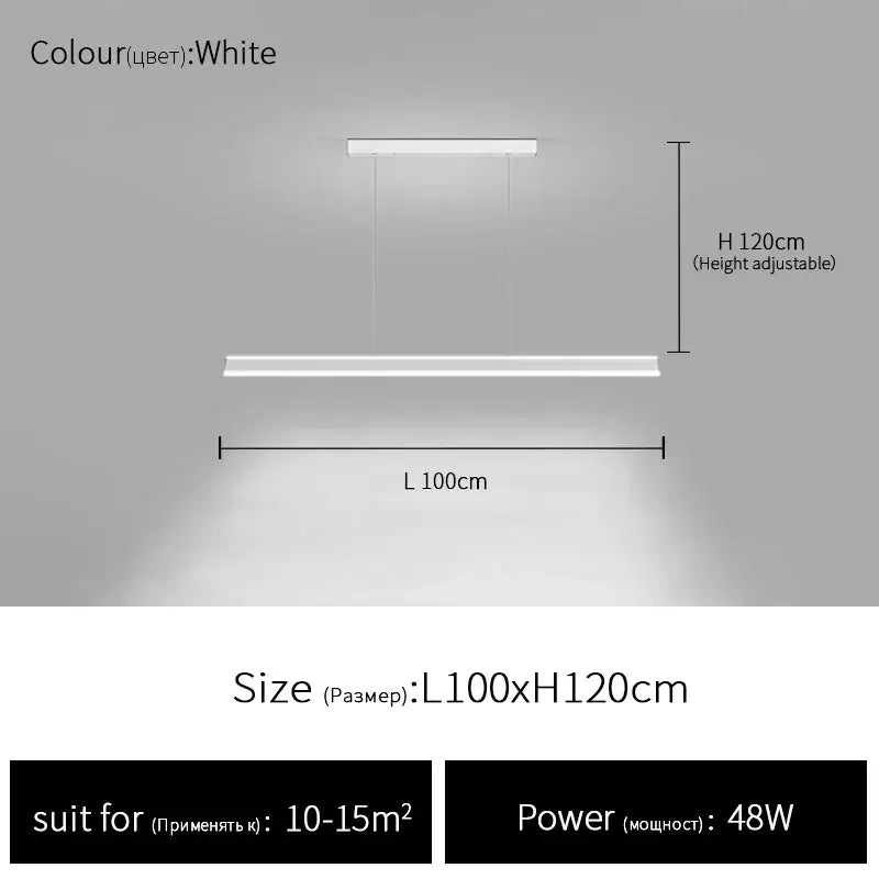 Modern white geometric ceiling chandelier dining room pendant light