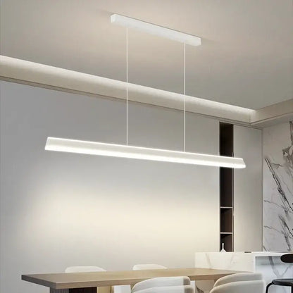 Modern white geometric ceiling chandelier dining room pendant light